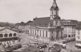 Postcard: Berne near Bahnhof (1950)