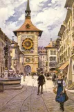 Postcard: Berne on Kramgasse (1896)