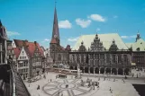 Postcard: Bremen on Domsheide (1965)