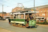 Postcard: Bremen railcar 49 "Grüne Minna" near Hauptbahnhof (1995)