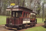 Postcard: Brussels Tourist Tramway with railcar 346 "California" at Tervuren Station (1995)