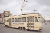 Postcard: Brussels tram line 62 with railcar 7139 near Bockstael (1970)