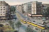 Postcard: Cologne tram line 12  on Hohenzollernring (1960)