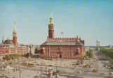 Postcard: Copenhagen on City Hall Square (1963)