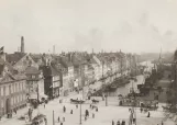 Postcard: Copenhagen tram line 7 at Kongens Nytorv (1904-1906)