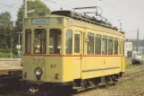 Postcard: Darmstadt railcar 67 at Böllenfalltor (1984)