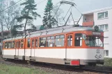 Postcard: Frankfurt am Main articulated tram 642 at Verkehrsmuseum (1990)