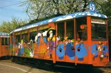 Postcard: Frankfurt am Main railcar 107 at Zoo (1980)