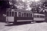 Postcard: Freiburg im Breisgau railcar 56 at Süd (1950)