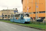 Postcard: Gothenburg extra line 14 with railcar 753 "Ester Mosesson" on Skånegatan (2003)