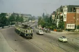 Postcard: Haarlem railcar A 611/612 on Rijnsburgerweg (1960)