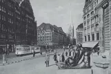 Postcard: Hamburg on Mönckebergstraße (1955)