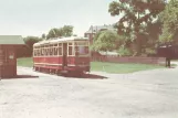 Postcard: Hamburg tram line 24 with railcar 3064 on Tarpenbekstraße (1938)