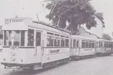 Postcard: Hannover railcar 219 at Döhren / Betriebshof (1976)