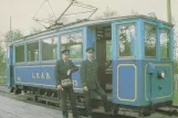 Postcard: Kiruna Museispårvägen with railcar M3 at Ön (1984-1993)