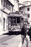 Postcard: Lisbon tram line 12E with railcar 572 on Sãn Tomé (1985)