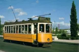 Postcard: Lisbon tram line 15E with railcar 341 by Palácio de Belém (1977)