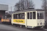 Postcard: Mainz railcar 257 at Kreyßigstraße (1983)