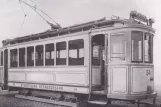 Postcard: Mainz railcar 54 at Kreyßigstr. (1907-1909)