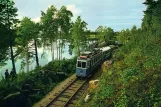 Postcard: Malmköping railcar 335 near Östersjön (1971)