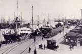 Postcard: Malmö horse tram on Skeppsbron (1900)