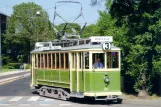 Postcard: Malmö Museum line with museum tram 20 near Turbinen (2006)