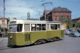 Postcard: Malmö tram line 3 with railcar 59 close by Centralstationen (1961)