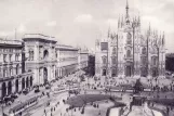 Postcard: Milano - Inizio secolo XX  Piazza del Duomo (1915)