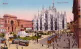 Postcard: Milano. Piazz del Duomo (1900)