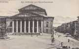Postcard: München  Kgl. Hoftheater und Maximilianstrasse (1900)