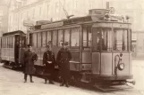 Postcard: Munich extra line 29 with railcar 510 at Ostbahnhof (1920)