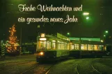 Postcard: Munich railcar 2462 at Westendstr. (1992)