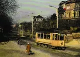 Postcard: Naumburg (Saale) tourist line 4 with railcar 12 near Nordstr. (1979)