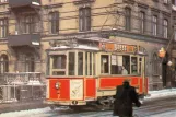 Postcard: Odense Hovedlinie with railcar 7 on Klaregadebroen (1951-1952)