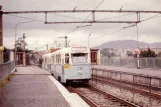 Postcard: Oslo railcar 238 at Høyenhall (1962)