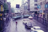 Postcard: Oslo tram line 5  near Øvre Slottsgate (1966)