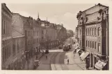 Postcard: Ostrava tram line 1  on Nádražní (1930-1939)