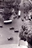 Postcard: Paris tram line 114 on Place de la Bastille (1932)