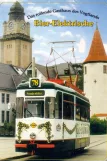 Postcard: Plauen Stadtrundfahrten with museum tram 78 on Unterer Graben (1991)