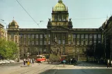 Postcard: Prague tram line 19 on Václavské Náměstí (1973)