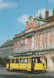 Postcard: Rostock railcar 26 in front of Rathaus (2015)