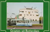 Postcard: Rotterdam articulated tram 1368 on Weena (1981)