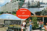 Postcard: Rotterdam articulated tram 363 at Centraal (1981)