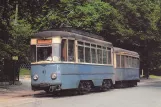 Postcard: Rüdersdorf tram line 88 with railcar 61 near Breitscheidstr. (1980)