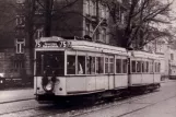 Postcard: Schönberger Strand railcar 3487 on Rothenbaumchaussee (1973)