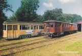 Postcard: Skælskør museum line with railcar 608 near Skælskør Station (2004)