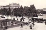 Postcard: Stockholm horse tram 188 on Norrbro (1907-1909)