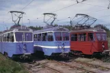 Postcard: Stockholm railcar 21 "Kolmården" at AGA (1986)