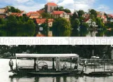 Postcard: Strausberg water line 39 with water tram at City side (2014)