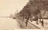 Postcard: The Embankment. London  27886 (1935)